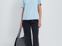 Футболка из хлопка свободного силуэта