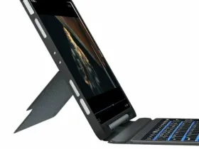 Чехол-клавиатура WIWU Mag Touch Keyboard для Apple iPad Air 13 (2024/2025) русская раскладка (черный)
