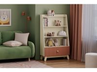 Стеллаж детский Финни 85x142 Терракотовый