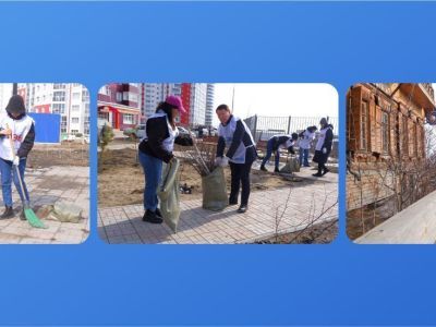 Сотрудники Алмазэргиэнбанка вышли на субботник