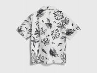 Рубашка с принтом для мальчиков, Бежевый