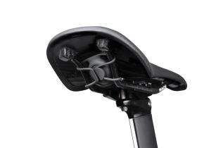 Держатель для смарт трекера Bone AirTag Bike Strap с креплением под седло за релинги (черный)