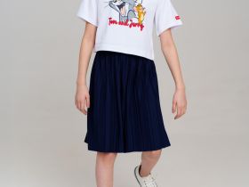 Юбка-шорты трикотажные для девочек