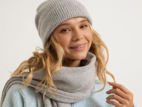 Шапка Лыжник/Skier, серебро