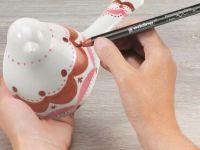 Набор фломастеров для керамики Edding 6 шт 1-4 мм