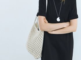 Платье-футболка из хлопка, Черный