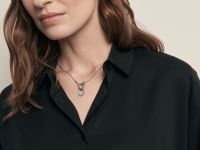 Блузка из тенселя с коротким рукавом