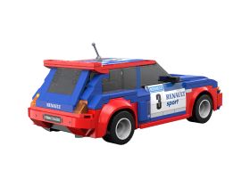 C51095W Конструктор Раллийный автомобиль Renault 5 Maxi Turbo 1:20