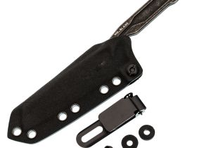 Скелетный нож Mr.Blade Abuser Mini blackwash, сталь AUS-8