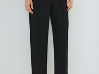 Брюки с ремнём и стрелками, Черный