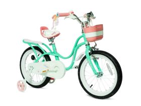 Детский велосипед Royal Baby Little Swan 18, год 2022, цвет Розовый