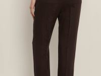 Брюки зауженного кроя с добавлением льна