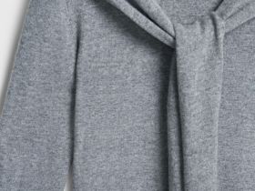 Джемпер с декором, Серый