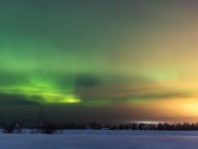 Охота за Северным Сиянием рядом с Якутском