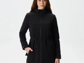 Женская утеплённая куртка-парка Lacoste с эластичным поясом