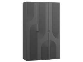 Распашной шкаф Монсон 3-135x222 Графитовый