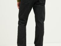 Утепленные джинсы straight fit мужские