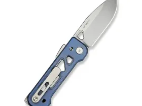 Складной нож WE Knife Tyro, сталь CPM 20CV, рукоять титан, синий