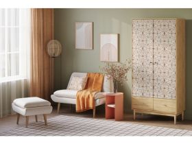 Распашной шкаф Тайрон 2-95x200 Флори ​