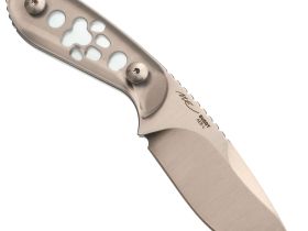 Туристический нож Kizer Buddy satin сталь AEB-L, рукоять Acrylic