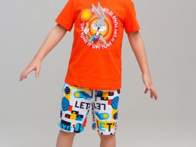 Фуфайка трикотажная для мальчиков (футболка)