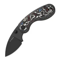 Складной нож Kizer Microbe DLC, сталь M390, рукоять Nebula FatCarbon