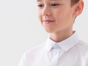 Сорочка текстильная для мальчиков (slim fit)