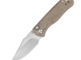 Складной нож Kizer Drop Bear 2, сталь Nitro-V, рукоять микарта, коричневый