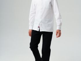 Рубашка трикотажная на кнопках