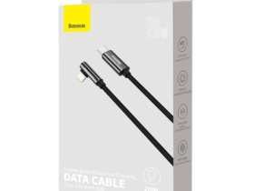 Кабель Baseus Legend Elbow Series Fast Charging Data Cable PD 20W (Type-C) на (Lightning) (CATLCS-01) 100см нейлоновая оплётка (черный)