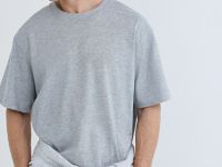 Базовая футболка из джерси, Серый