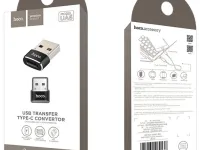 Адаптер Hoco UA6 USB 2.0/Type-C (черный)
