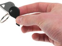 Нож-брелок складной сердце LionSteel LB EB - LionBeat Ebony, сталь 440, рукоять африканское дерево