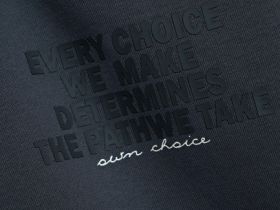 Базовый свитшот с принтом, Серый