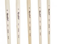 Кисть колонок №2,5 круглая Roubloff "1012" длинная ручка п/лак