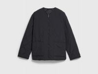 Легкая стёганая утеплённая куртка, Черный