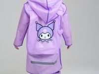 Плащ из полимерного материала для девочек (дождевик)