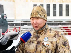 В Якутске почтили память героев сражения на озере Ильмень