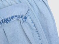 Джинcы оверсайз для девочек, Голубой