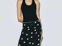 Юбка с запахом, Черный