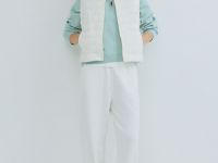 Лёгкий стёганый жилет, Бежевый