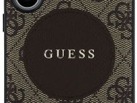 Guess Metal Logo MagSafe для Galaxy S25+ коричневый