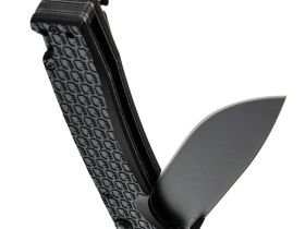 Складной нож Daggerr Dropet All Black DL, сталь 8Cr14MoV, рукоять термопластик FRN, черный