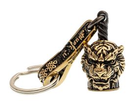Брелок Тигр, бронза