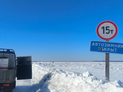 На зимнике «Сангар» снизили грузоподъёмность до 15 тонн