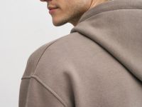 Базовая толстовка на молнии, Бежевый