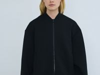 Бомбер из неопрена, Черный