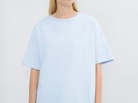Футболка оверсайз, Голубой
