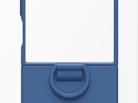 Клип-кейс Samsung Ring(Silicone) Z Flip7 Синий