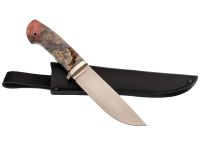 Рыбацкий нож Панцуй, сталь M398, рукоять кап клена